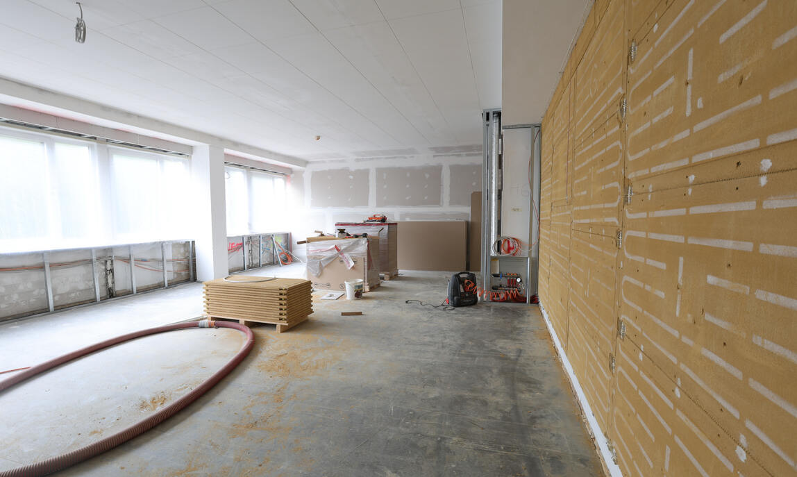 baustelle naturbo wandheizung